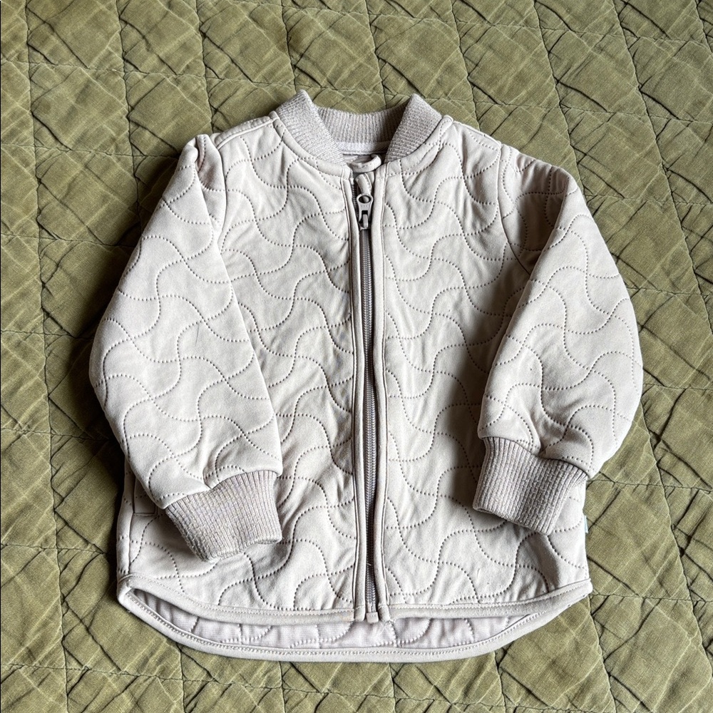 Wheat Quilted Jacket 2T
